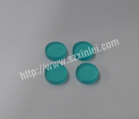 4mm光敏電阻藍(lán)玻濾光片Φ4X1.0mm