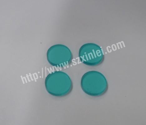 5mm光敏電阻藍(lán)玻濾光片Φ5X1.0mm